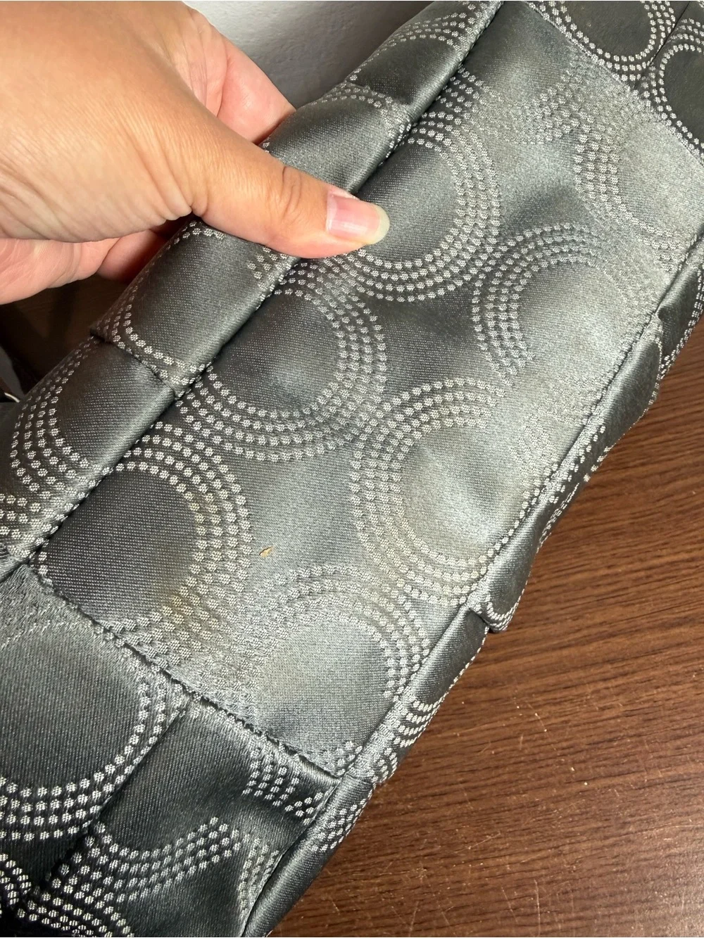 Coach Dotted Op Art Maggie Hobo